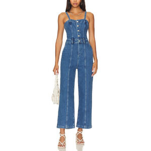 PAIGE Blue Denim Jumpsuit